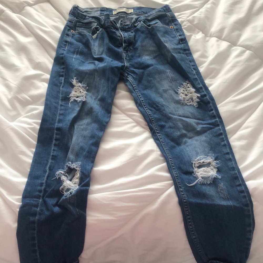 medium washed jeans